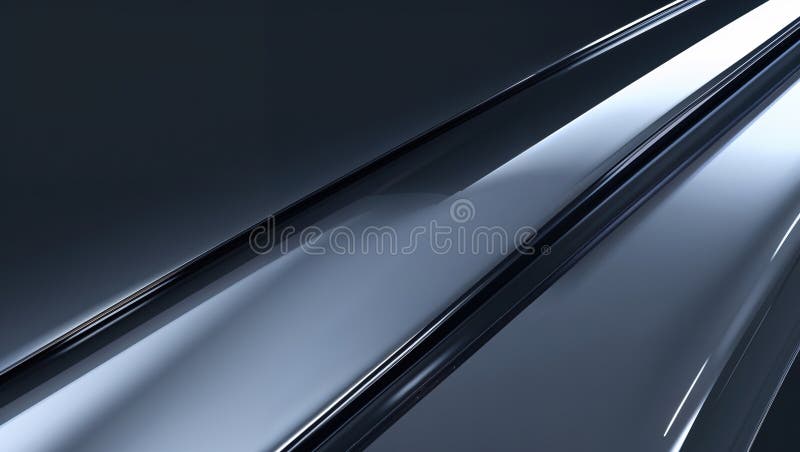Complex layers of shiny surfaces create a mesmerizing abstract background, showcasing smooth textures and rich contrasts. The intr royalty free illustration