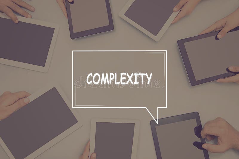 COMPLEXITY CONCEPT Business Concept. royalty free stock photos COMPLEXITY CONCEPT Business Concept. royalty free stock photos
