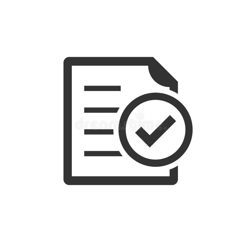 In Compliance Icon Vector That Shows A Company Passed Inspection Stock ...