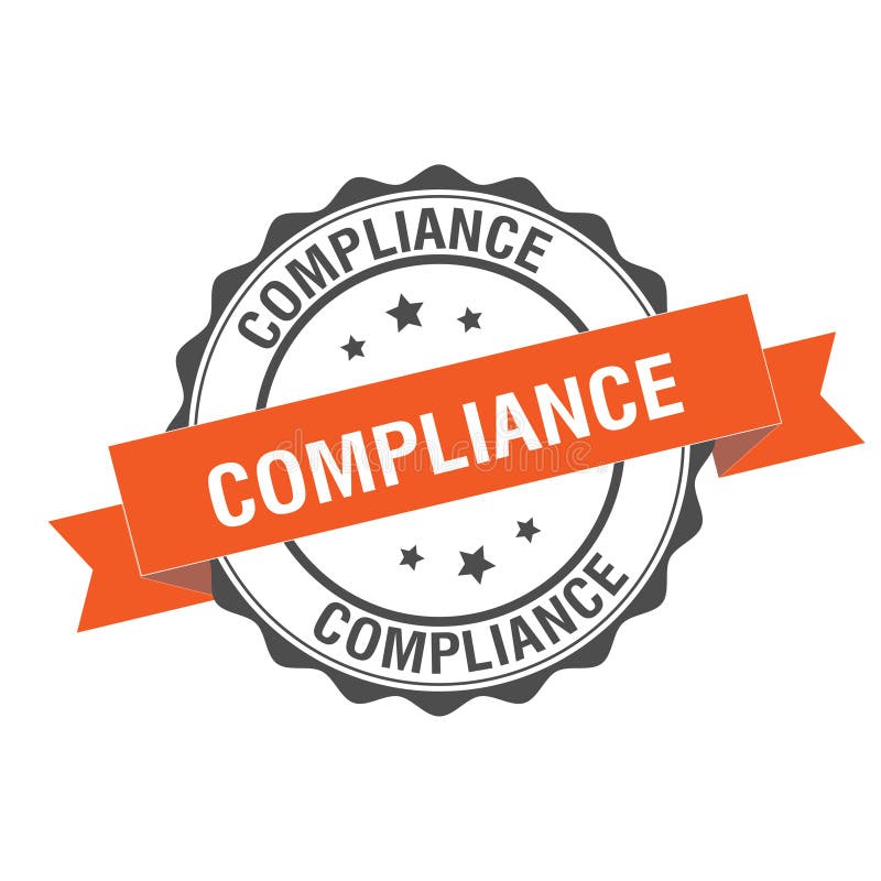 Compliance stamp illustration stock illustration Compliance stamp illustration stock illustration
