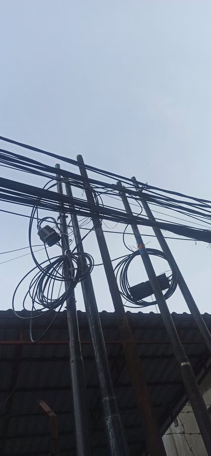 Complicated wiring stock photo. Image of wire, complicated - 276548770