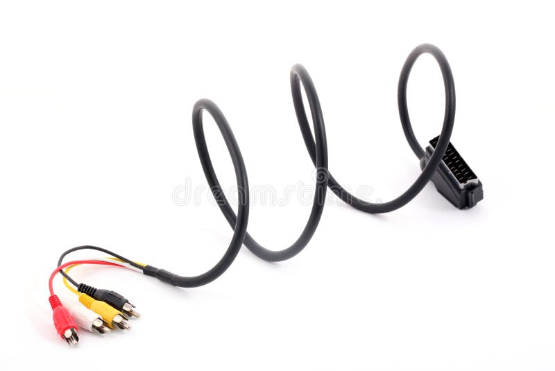 Component cable royalty free stock image