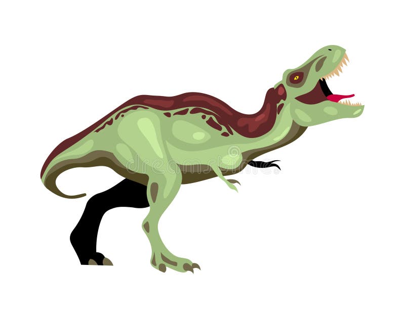 Dinossauro Robô De Desenho Animado Ilustração do Vetor - Ilustração de  lagarto, retrato: 271861025