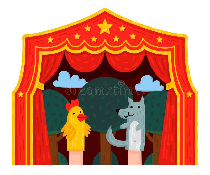 Marionetas De Manos Juguetes De Los Calcetines Para Los Caracteres  Divertidos Del Vector De Los Juegos De Los Niños De Los Niños Ilustración  del Vector - Ilustración de grupo, divertido: 132708093