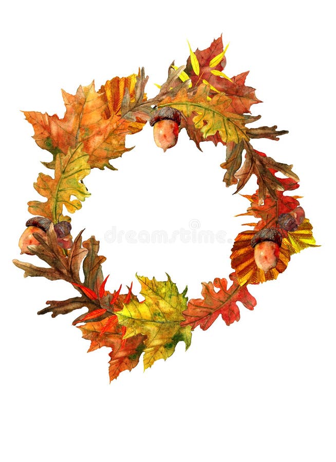 Composición del otoño con las hojas hermosas libre illustration Composición del otoño con las hojas hermosas libre illustration