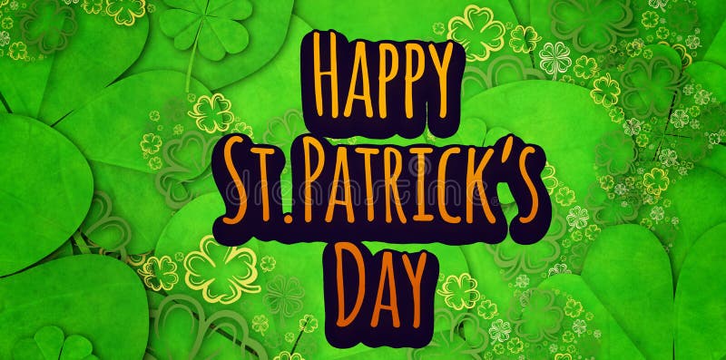 Composite image of happy st patricks day