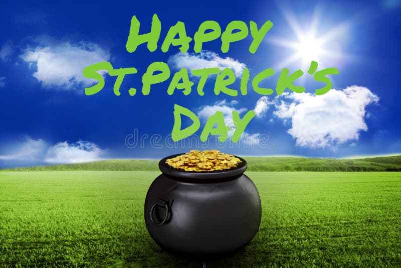Composite image of happy st patricks day