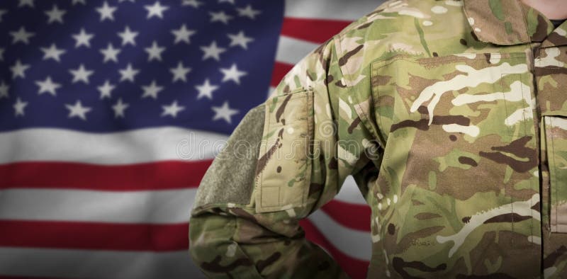 Composite image of mid section of military soldier stock photo Composite image of mid section of military soldier stock photo