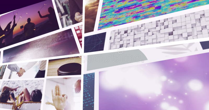 Composite image of multiple scrolling business, leisure and technology screens. global communication, business, technology and leisure, digital interface concept digitally generated image.