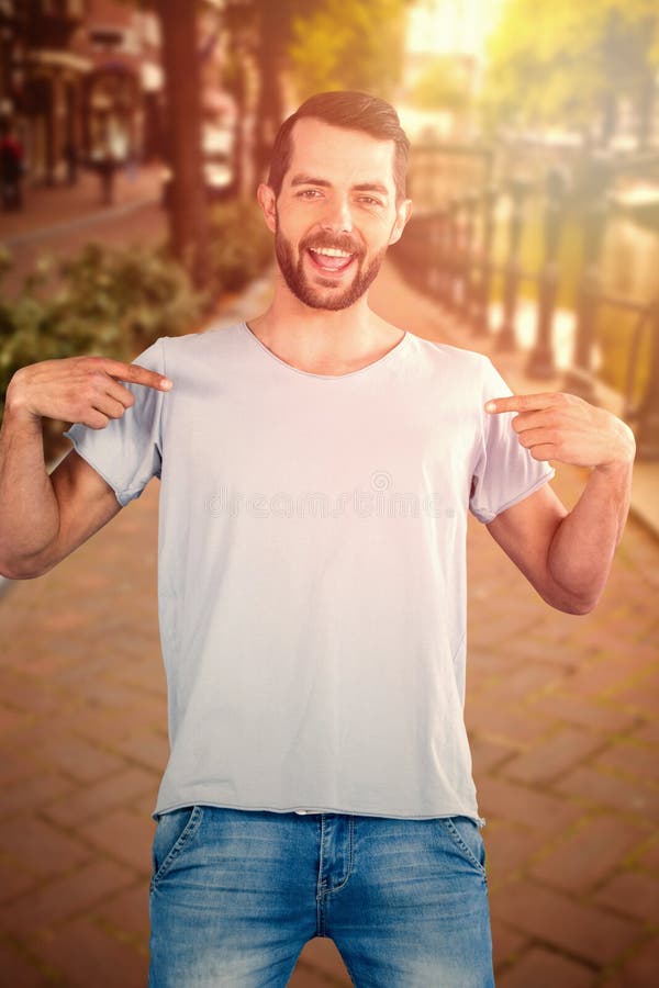 Composite image of portrait of male model against white background royalty free stock photo Composite image of portrait of male model against white background royalty free stock photo