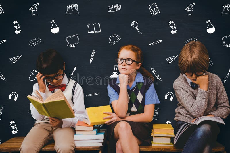 Composite image of school kids royalty free stock image