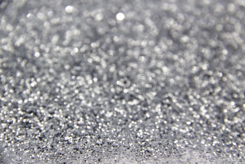 A Composition with Beautiful Silver Glitter. Background and Texture of ...
