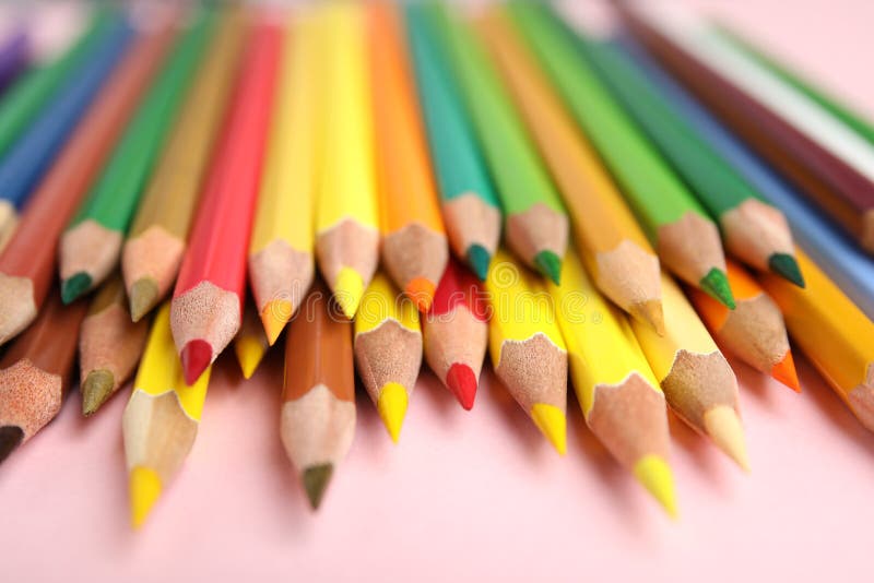 Composition with Color Pencils Stock Image Image of lots, arrangement 160388535