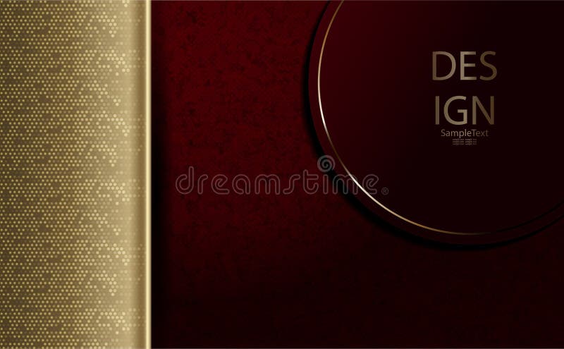 Composition de texture abstraite de rose foncé, Bourgogne avec un cadre rond et le cadre d'or avec le scintillement illustration libre de droits Composition de texture abstraite de rose foncé, Bourgogne avec un cadre rond et le cadre d'or avec le scintillement illustration libre de droits