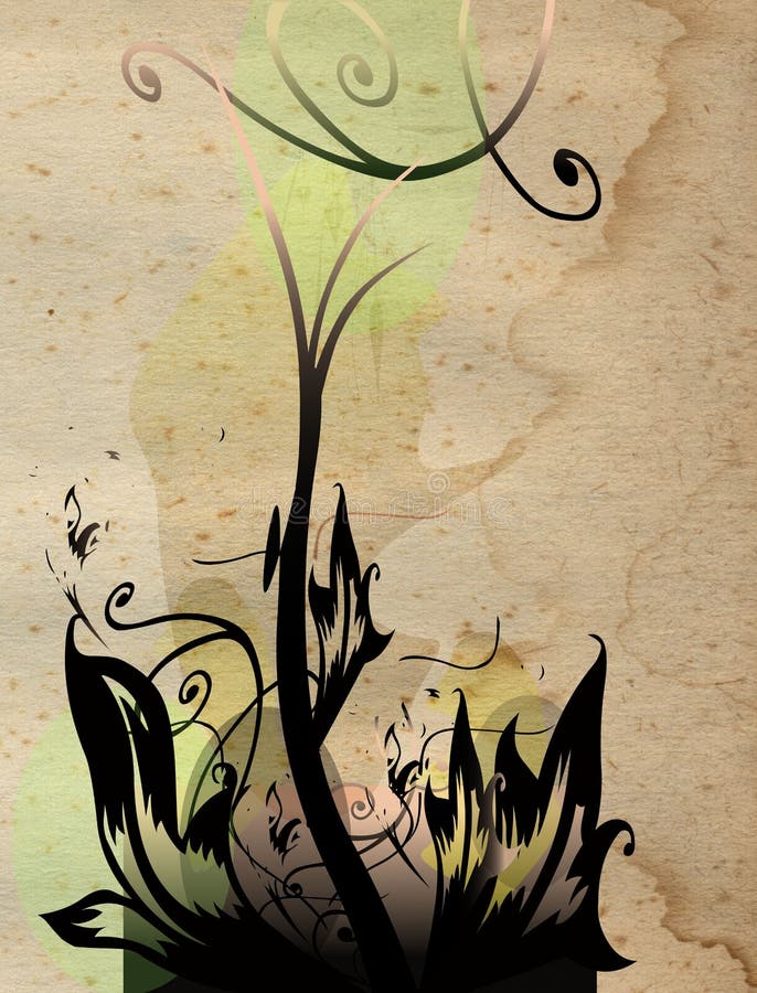 Composition florale illustration de vecteur Composition florale illustration de vecteur