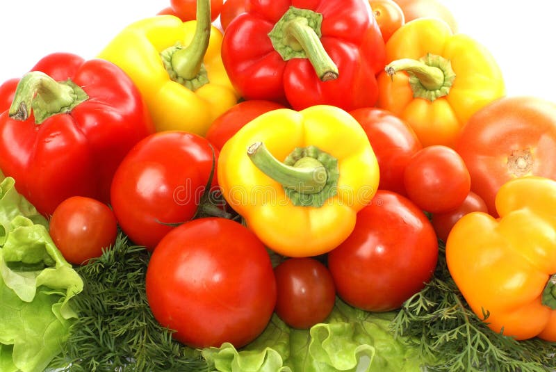 A composition of fresh and tasty vegetables