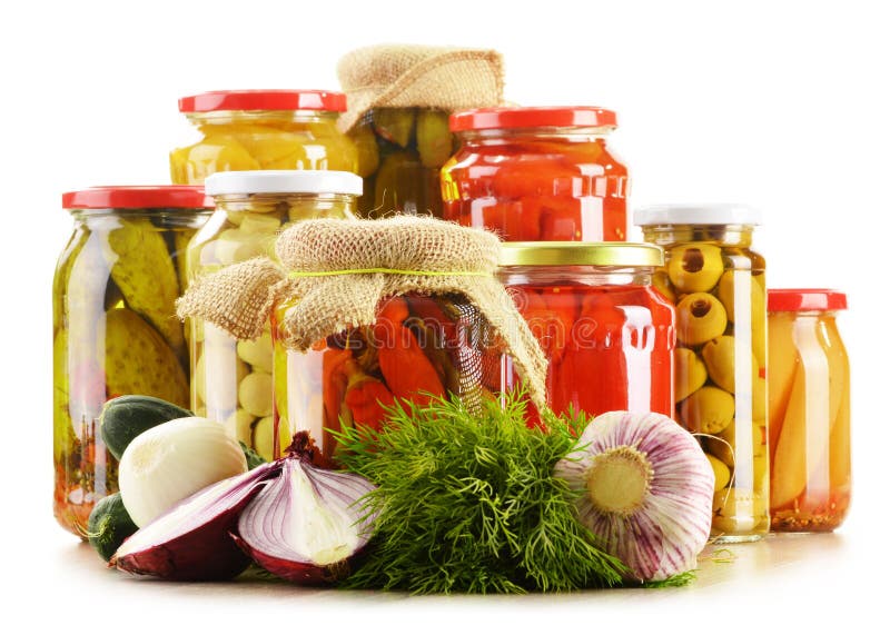 Mixed Pickled Vegetables In Mason Jars Stock Photo Image of cucumber, groceries 34561606