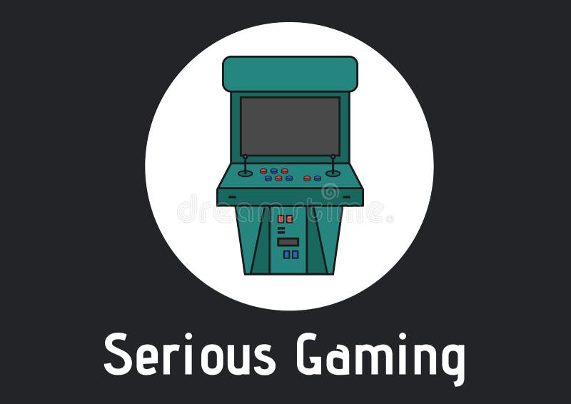 Composition of online gaming text over gaming machine icon vector illustration