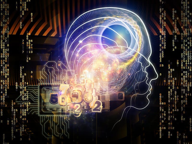 Lights of Consciousness stock illustration