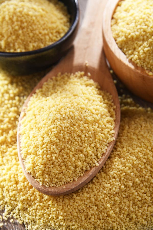 Composition with Uncooked Couscous Stock Photo Image of nourishment