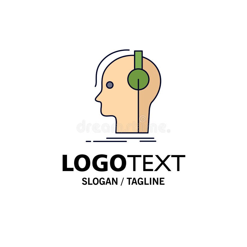 Compositor, auriculares, músico, productor, vector plano sano del icono del color ilustración del vector
