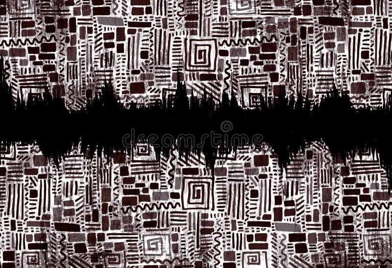 Composição digital multicolorido de arte pop pontilhada moderna com linhas, pontos e tijolos ilustração stock Composição digital multicolorido de arte pop pontilhada moderna com linhas, pontos e tijolos ilustração stock