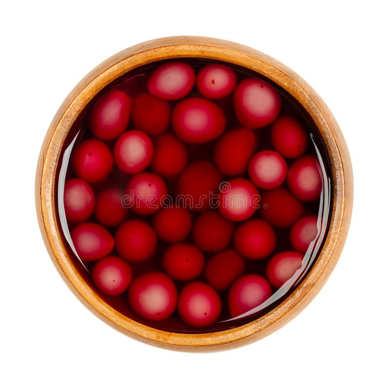 Homemade Compote of Blue Grapes, in a Wooden Bowl Stock Photo Image