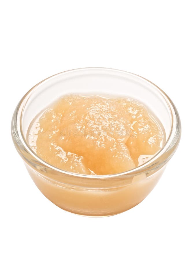 Compote de pommes photo stock. Image du nourriture, fond 35612948