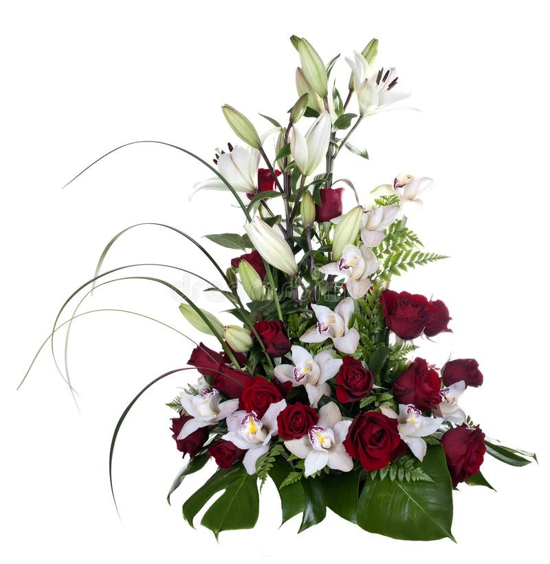 Compoziție florală frumoasă stock photos