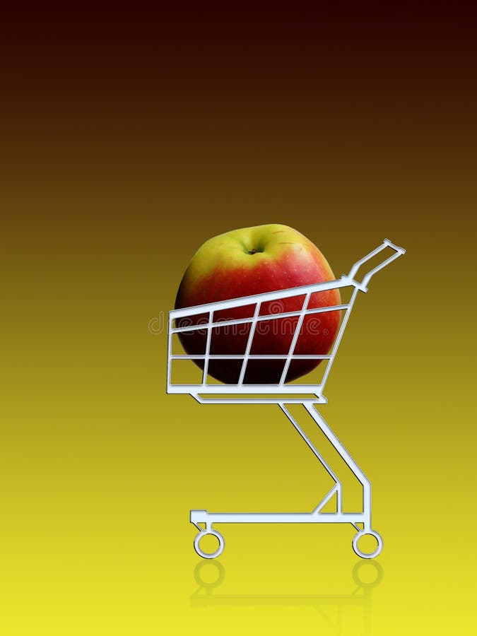 Compra saudável ilustração do vetor Compra saudável ilustração do vetor