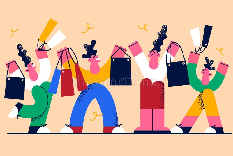 Compras Y Ventas En Concepto De Tienda Ilustración del Vector - Ilustración de aislado, padre: 219513908 Compras Y Ventas En Concepto De Tienda Ilustración del Vector - Ilustración de aislado, padre: 219513908