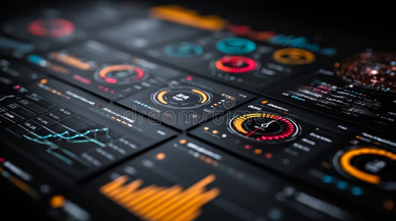 Comprehensive Analysis of Customer Journey Data Visualization in Digital Platforms stock illustration