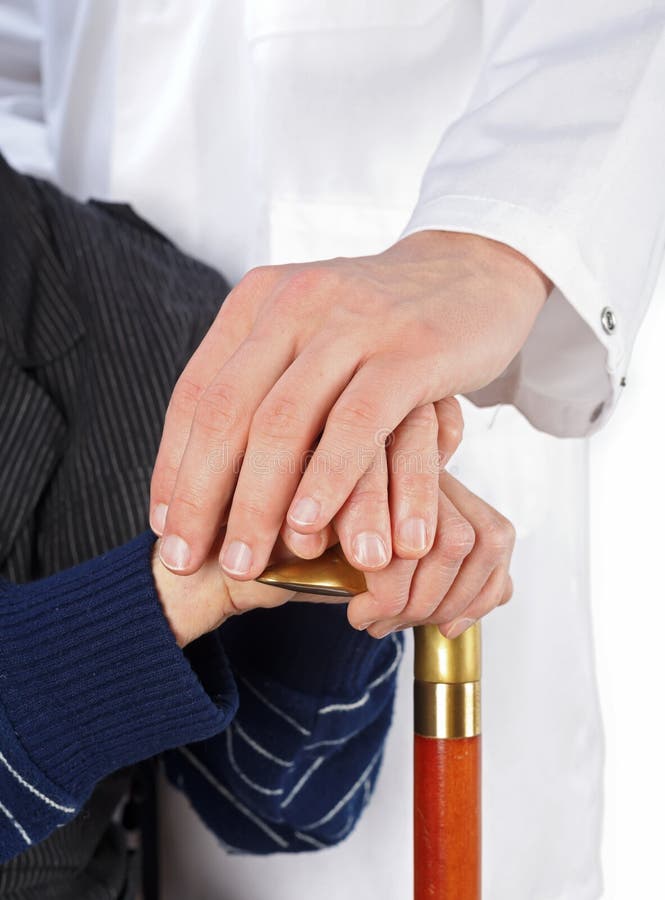 Geriatrics and elderly care royalty free stock image Geriatrics and elderly care royalty free stock image