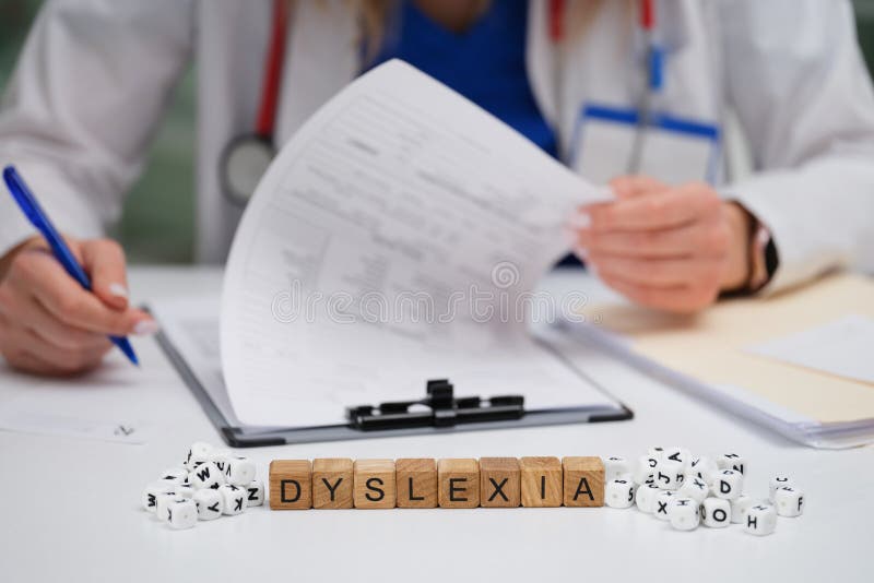 A Comprehensive Understanding of Dyslexia Medical Insights, Support, and Guidance royalty free stock photo