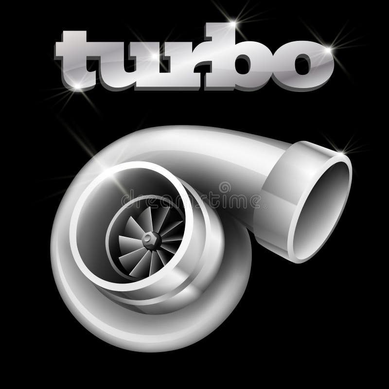 Isolé Illustration Monochrome De Chargeur De Voiture Turbo Vecteurs libres  de droits et plus d'images vectorielles de Turbocompresseur - iStock