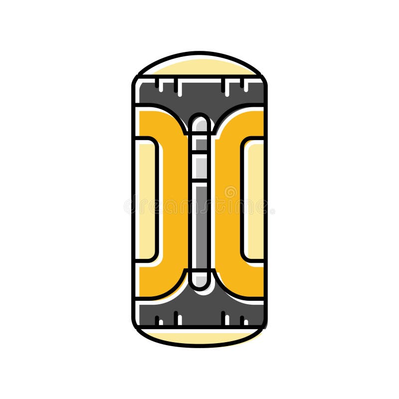 Compression sack ultralight hiking color icon vector illustration vector illustration