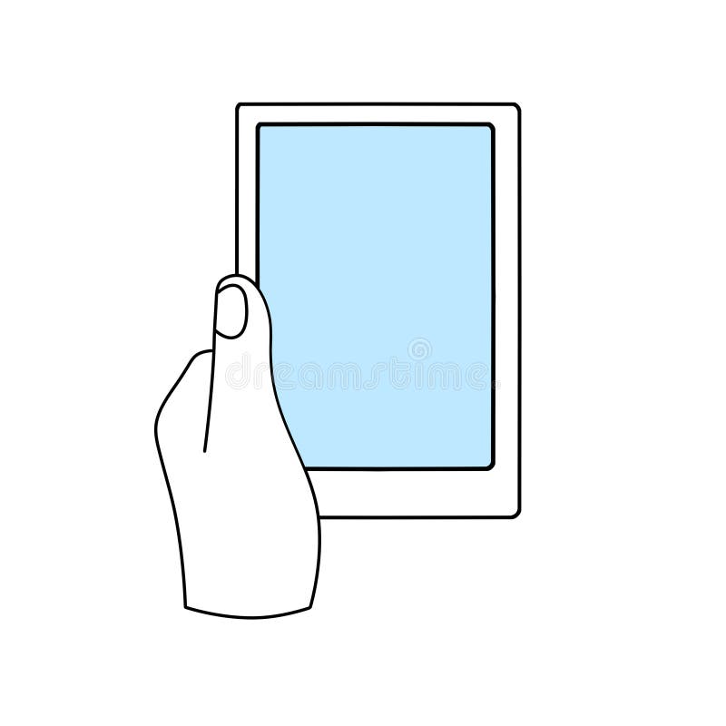 Comprimido En La Mano. Teléfono De Pantalla Táctil. Ilustración De Dibujos Animados De Esquema Ilustración del Vector - Ilustración de punta, mano: 223001443 Comprimido En La Mano. Teléfono De Pantalla Táctil. Ilustración De Dibujos Animados De Esquema Ilustración del Vector - Ilustración de punta, mano: 223001443