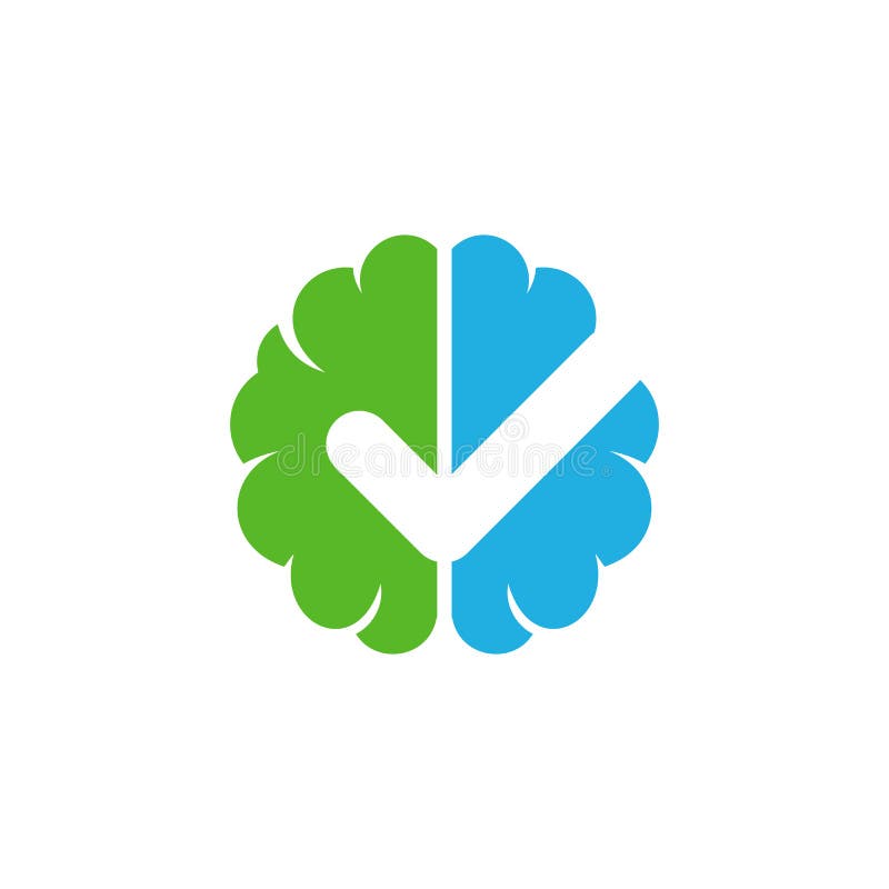 Compruebe a Brain Logo Icon Design. Este diseño se puede utilizar como logotipo, icono o como complemento a un diseño