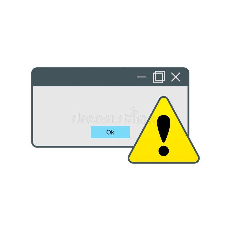 Web Ui Antigo. Retro Windows User Interface Caixas De Alerta Pop-up Abas  Explorer Janela Garish Vetor Modelos Coleção Ilustração do Vetor -  Ilustração de defeito, sinal: 215838320