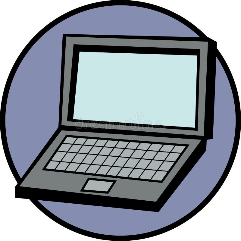Computador portátil ilustração do vetor Computador portátil ilustração do vetor
