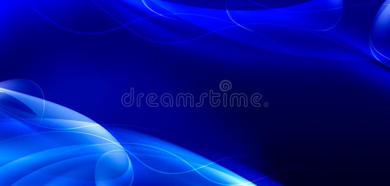 Computer abstract cu undă albastră de fundal generat royalty free illustration