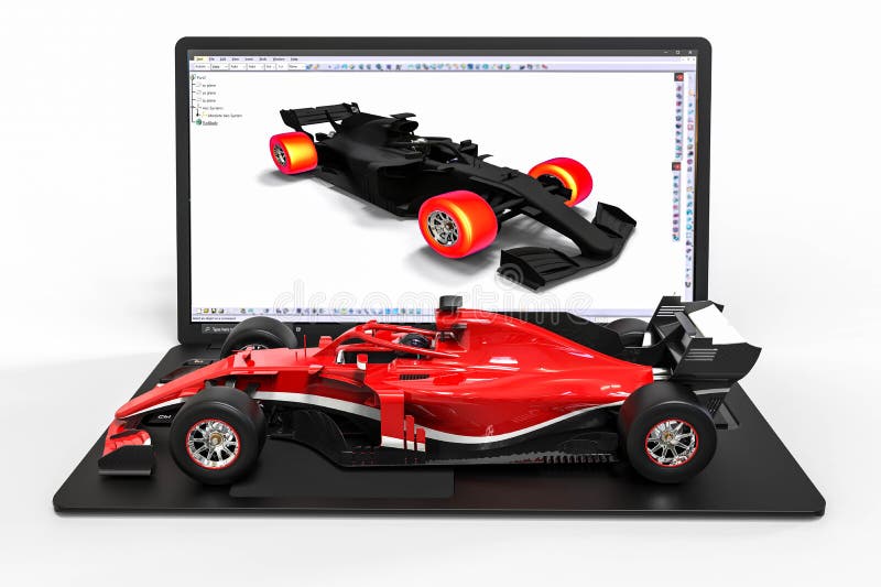 Computer Aided Design with 3D Software. Computer Aided Design of a Race