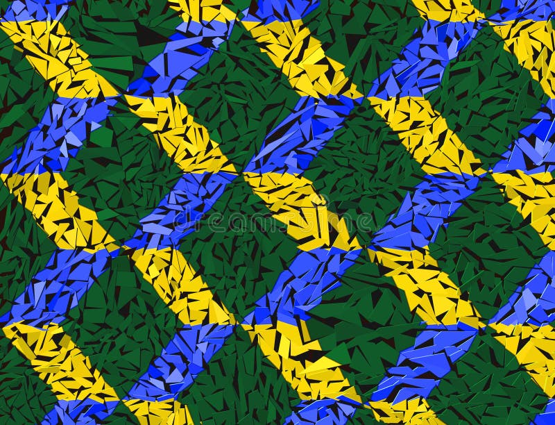 Восточный узор вектор. Brazil pattern. Ai generated 3d