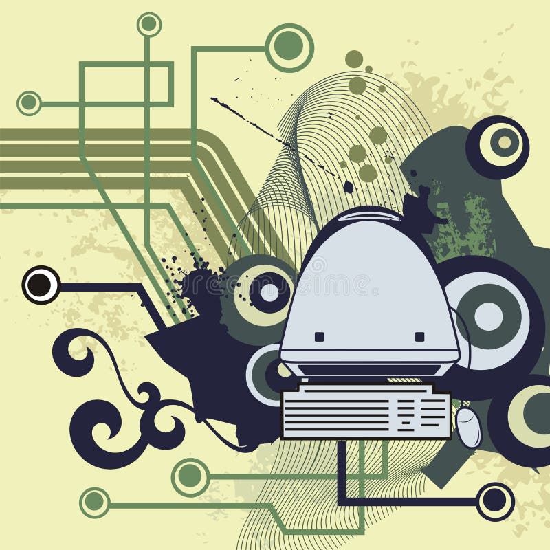 Computer background series royalty free illustration