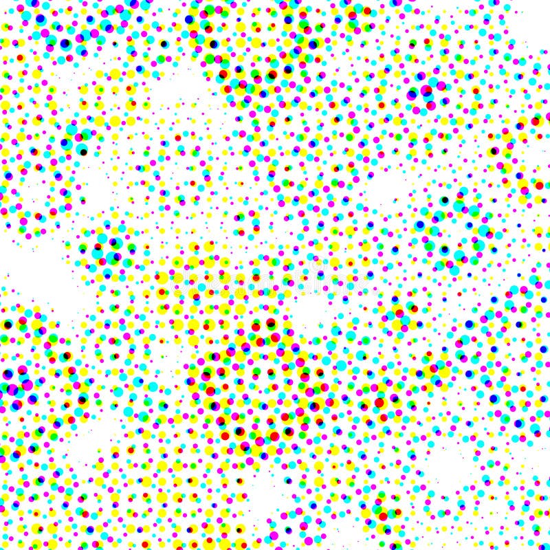 Computer bitmap cu model vintage generat stock illustration