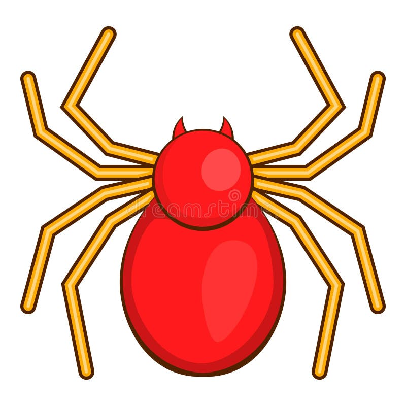 Computer Bug Icon, Cartoon Style Stock Vector - Illustration of agent ...