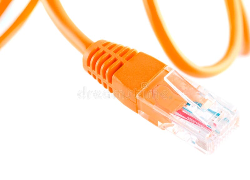 Computer cable. royalty free stock photography