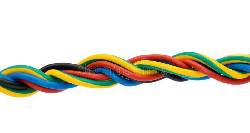 Computer cable royalty free stock photos