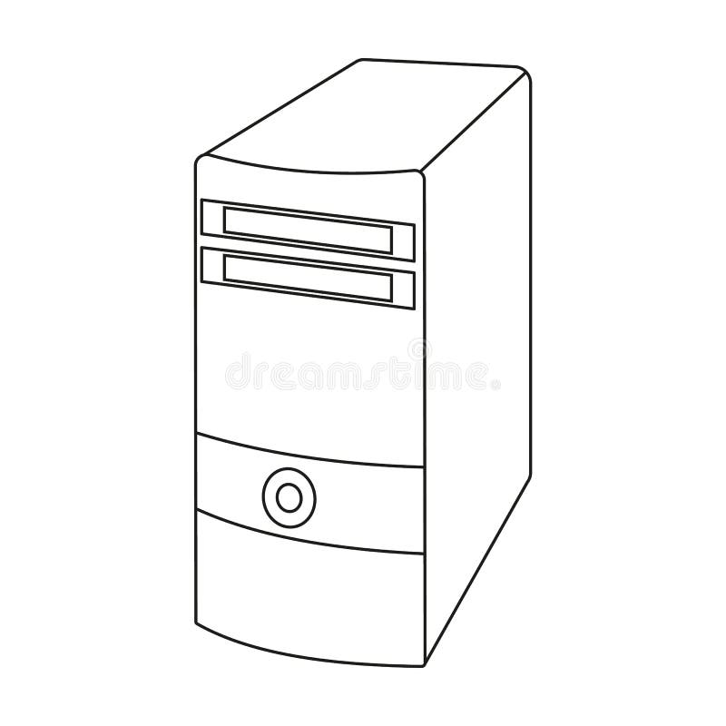 computer-case-icon-in-outline-style-isolated-on-white-background