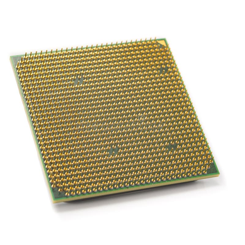 Computer central compute unit close-up royalty free stock photos